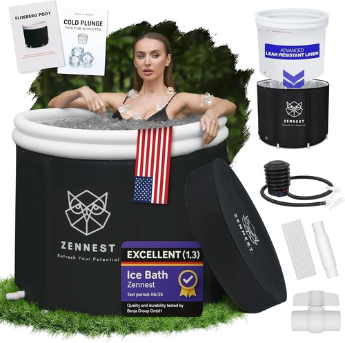Portable ice bath tub patented - portable,