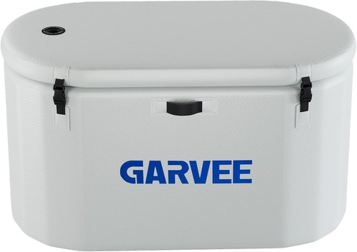 Ice tub bath - ice,
