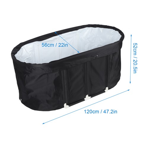 Ice bath tub - ice,