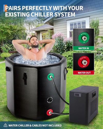 186 gallon inflatable ice bath - ice,