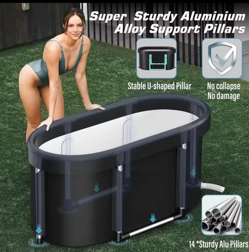 Portable ice bath tub - bath, for